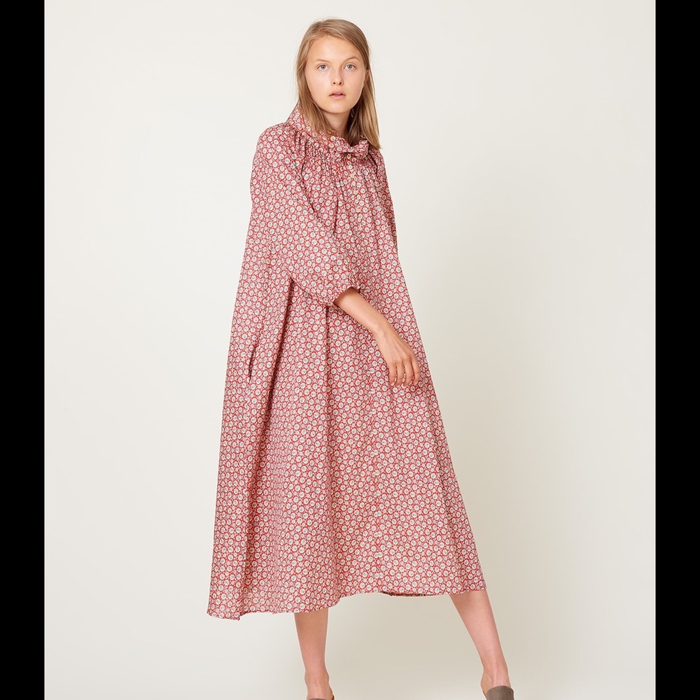 Caron Callahan Michelle Dress red floral, Size XS